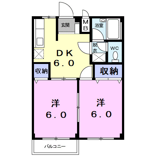 レジデンス住吉の間取り