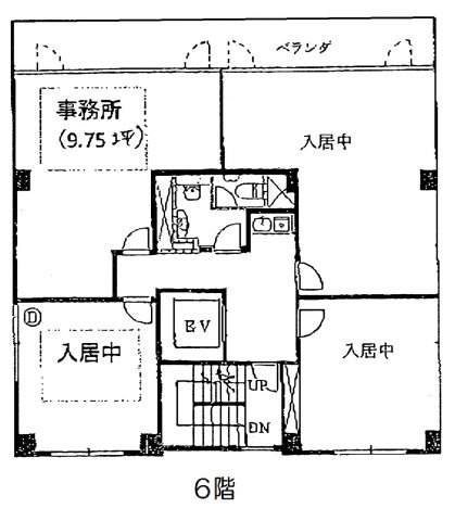 日本工築１号館ビルの間取り