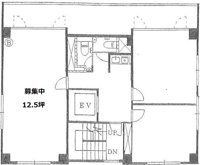日本工築１号館ビルの間取り