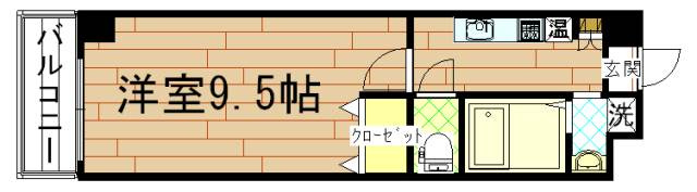 グランステージ京都四条の間取り