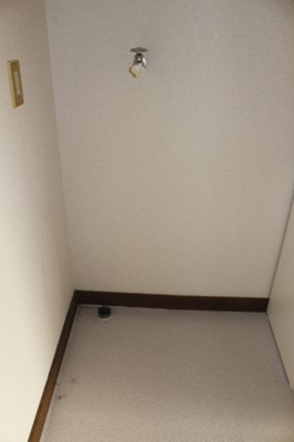 【洗面所】 | 萩マンション | 洗濯機置き場