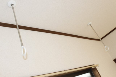 【設備】 | 萩マンション | 室内物干し