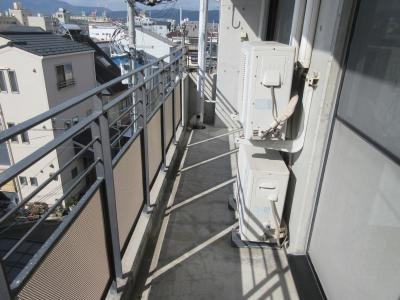 レジデンスオザックのバルコニー