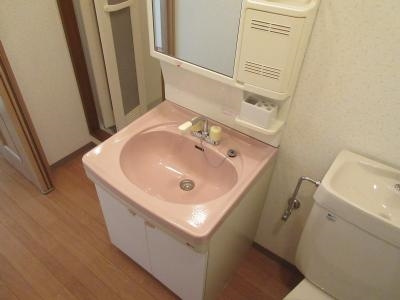 レジデンスオザックの洗面所