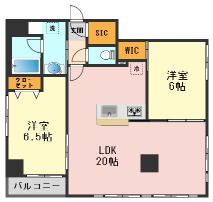 シュワーブ　パレの間取り