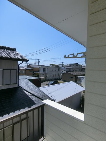 佐鳴ハイツのバルコニー