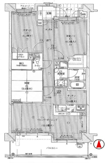 充実した設備♪~アルス池田井口堂フレックスコート3階部分♪の画像