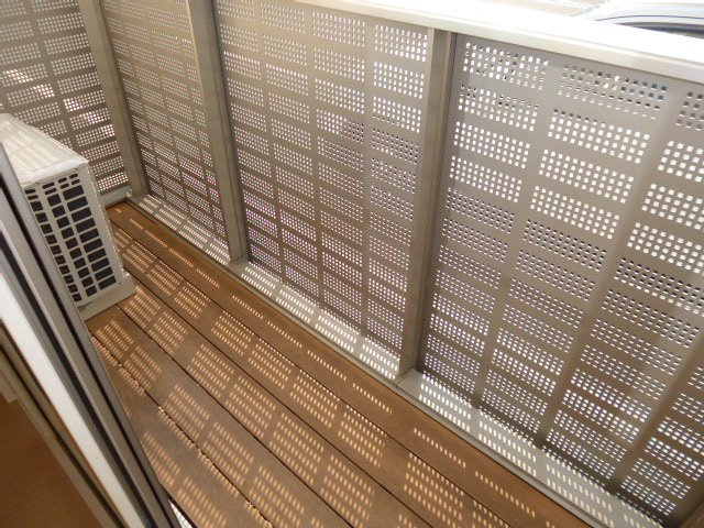 ハートフルのバルコニー