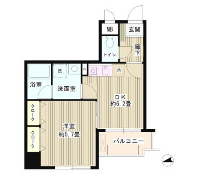 ラフィーネ港北の間取り