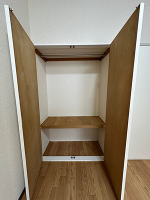 【収納】 | ジャルダンA | 洋室7帖のお部屋にあるクローゼットです♪大切なお洋服もしわにならないようにハンガーがけができます☆