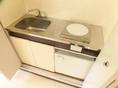 ファーストコート七条烏丸のキッチン|ＩＨ1口キッチン