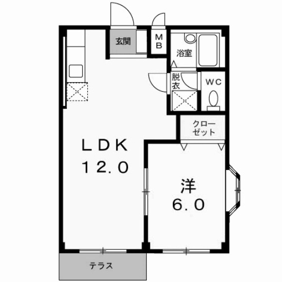 【間取り】 | パークタウンＥ