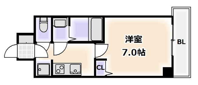 【間取り】 | エスライズ難波
