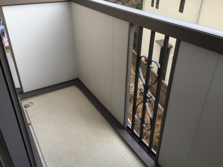 グランボヌール花屋敷 A棟のバルコニー|バルコニー