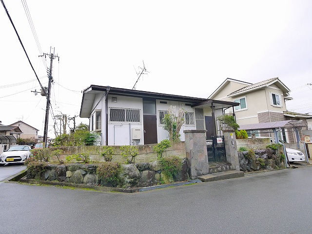 大和郡山市城町平屋戸建の外観|外観は落ち着いています