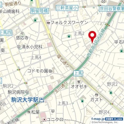 【地図】 | ライオンズマンシヨン三軒茶屋第６