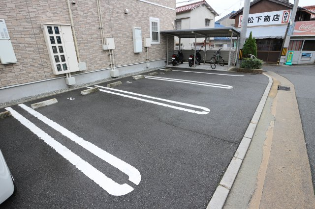 フランカルムの駐車場