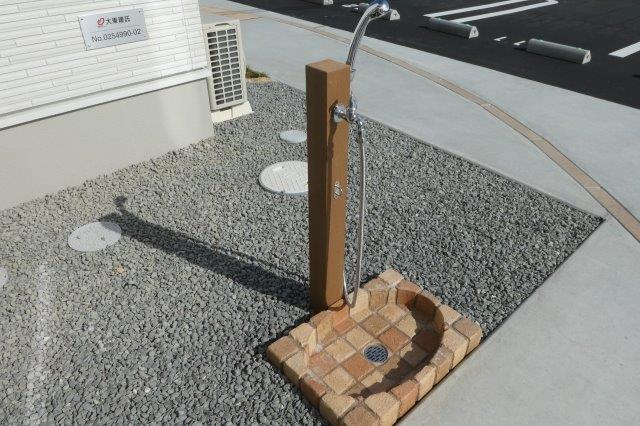 倉敷市宮前のアパートのその他共用部分|ペット足洗い場