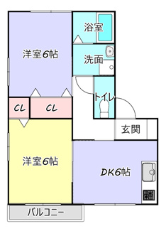 【間取り】 | ソレイユⅠ | ＊図面と現況が異なった場合は、現況を優先といたします。