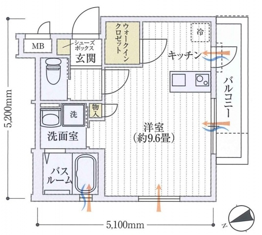 ワコーレヴィアーノ明石上ノ丸の間取り