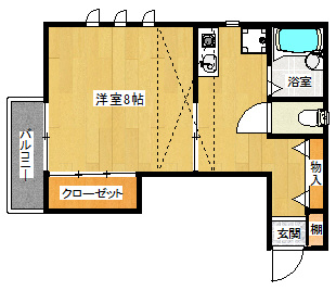 フェリオ朝霧の間取り