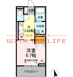 ガナール【キャッシュバック対象】の間取り