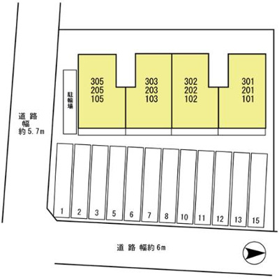 【区画図】 | シャルム・ポンテ重根