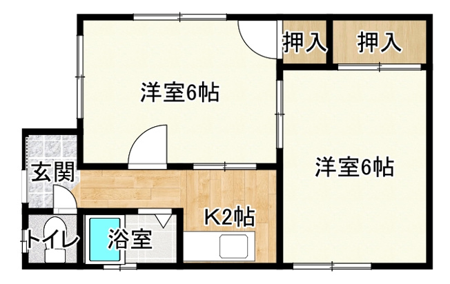 【間取り】 | 川辺平家A
