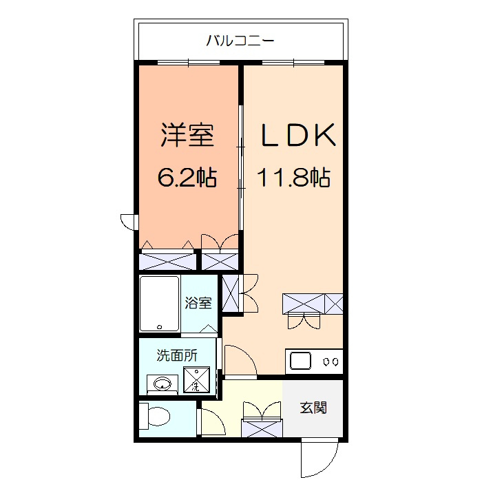 エバーグリーンフォレストの間取り