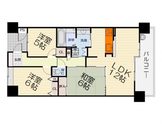 【間取り】 | リビオ上野芝ガーデンズ