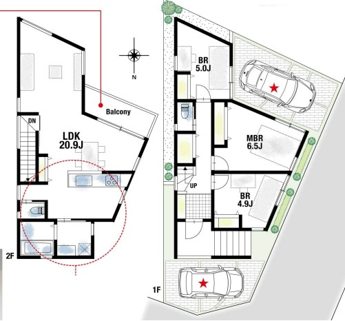 ★全2区画~角地♪~旭丘3丁目新築戸建♪の画像