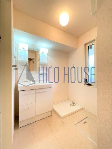 D-roomあずま町Aの洗面所