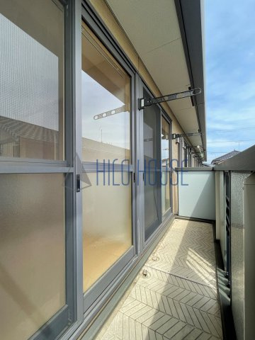 オークヒルズ弐番館のバルコニー