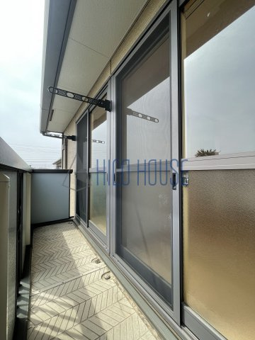 オークヒルズ弐番館のバルコニー