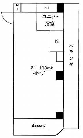 渋谷区宇田川町の店舗事務所の間取り
