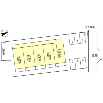 【区画図】 | D-room桑ノ木