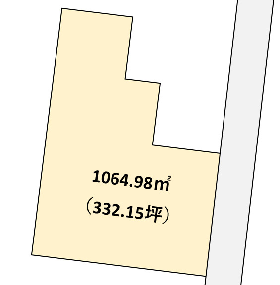 和歌山市塩屋3丁目・土地・122340の区画図