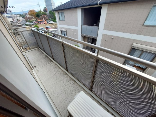 リビングタウン狭山池D棟のバルコニー