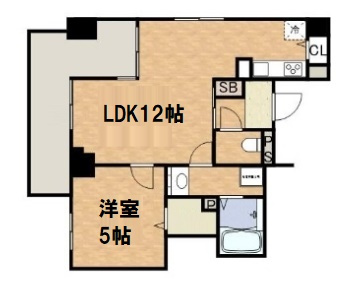 【間取り】 | ラヴィベール上町台