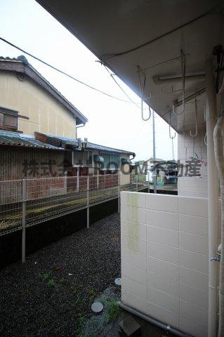 下沖ハイツのバルコニー|バルコニー付きです