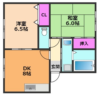 【間取り】 | 北村ハイツ
