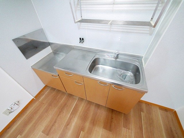 セジュール三笠Bのキッチン|きれいなキッチンです