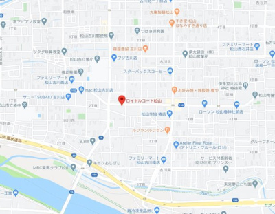 【地図】 | ロイヤルコート松山・
