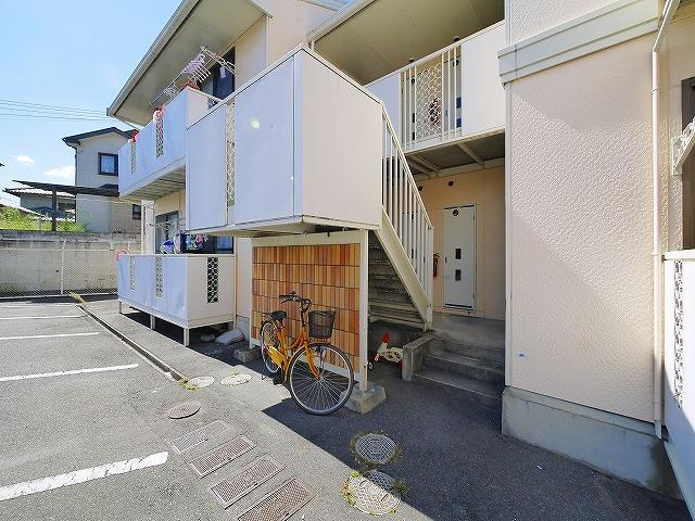 エクセレントハイツAのエントランス|清潔なエントランスです