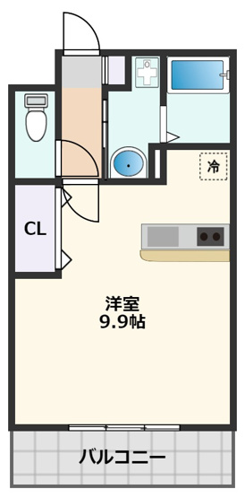 【間取り】 | ＳＵＮ　ＣＯＵＲＴ　Ｎ