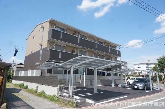 熊本市中央区萩原町のアパートの外観