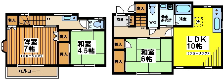 【間取り】 | 幡ヶ谷戸建