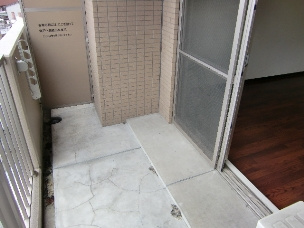 レインボーコートパートⅢのバルコニー