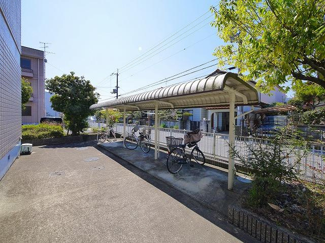 ハピネスＡのその他共用部分|自転車置き場