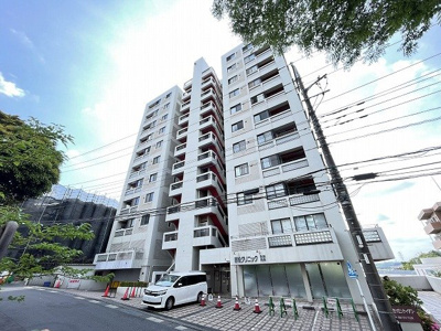 【外観】 | 百合ヶ丘シティタワー | ペットOK！小田急線「百合ヶ丘」駅まで徒歩5分！便利な立地の13階建て分譲賃貸マンションです♪通勤通学はもちろん、お買い物やお出かけにもGood☆